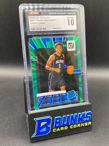 2022-23 Paolo Banchero Green Laser CGC 10