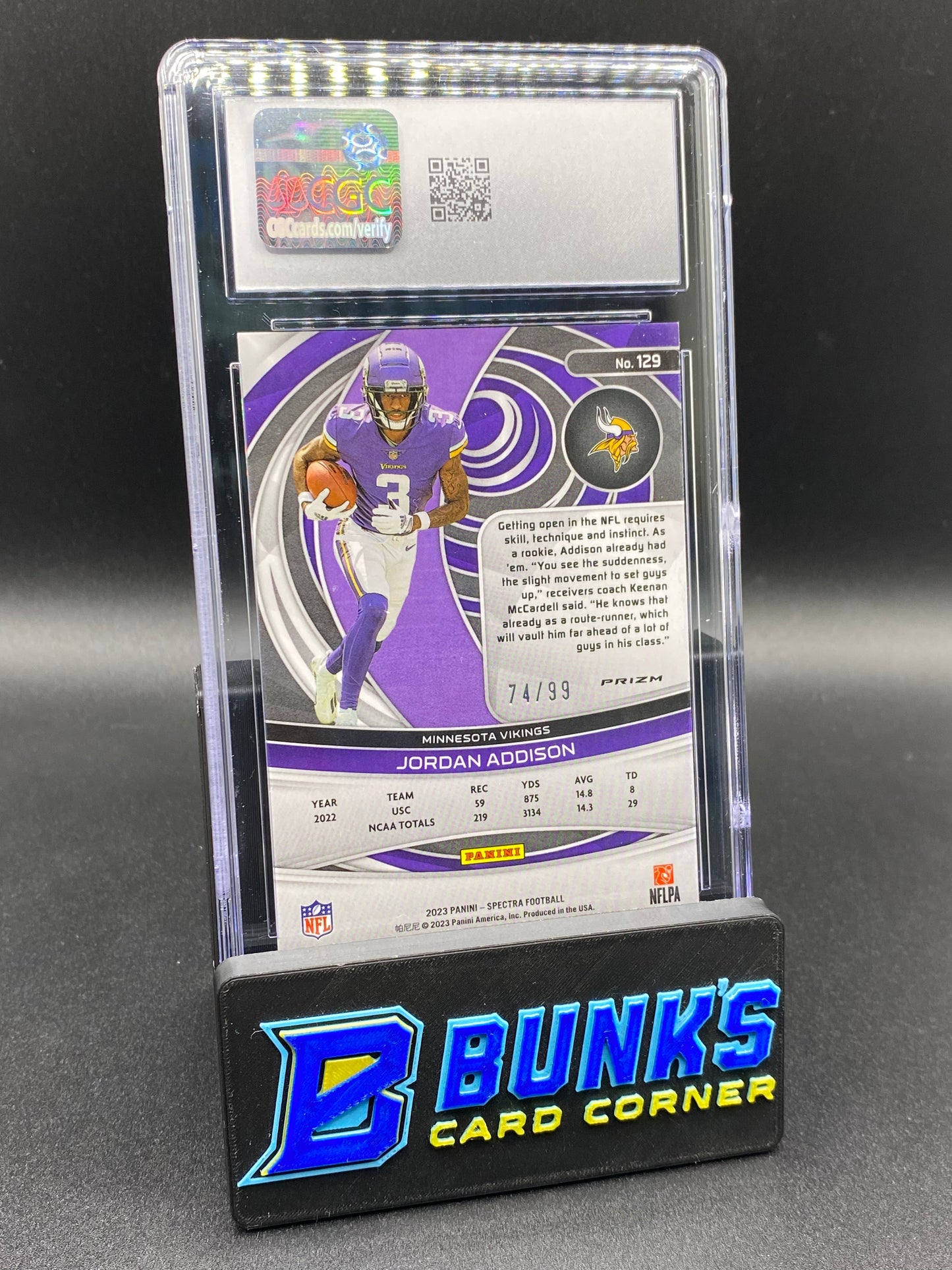 2023 Jordan Addison Celestial CGC 10