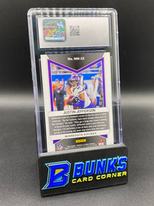 2022 Justin Jefferson Orange Man In Motion 84/125 CGC 10