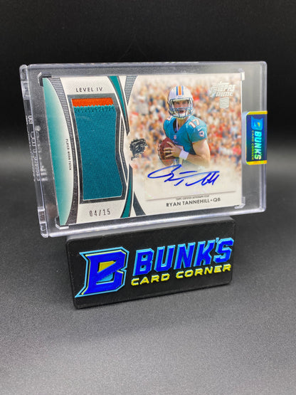 Ryan Tannehill  Auto Topps Prime Patch 4/15  Rc