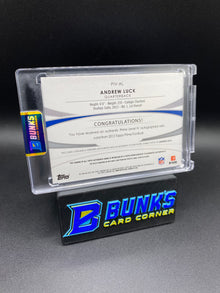 Andrew Luck Auto Topps Prime Patch 4/15  Rc