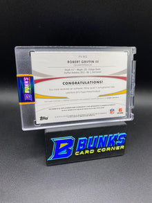 Robert Griffin III Auto Topps Prime Patches 147/300  Rc