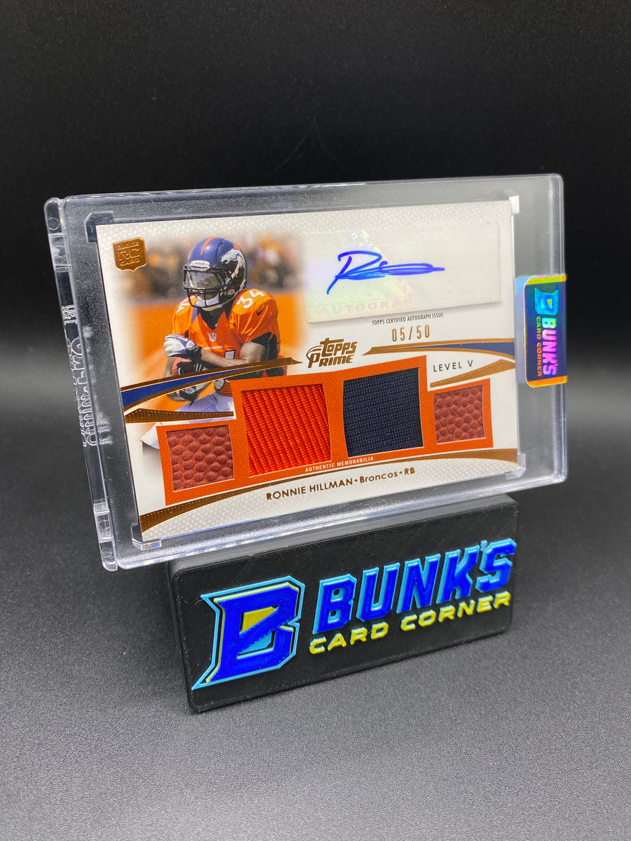 Ronnie Hillman Auto Topps Prime Patches 5/50 Rc