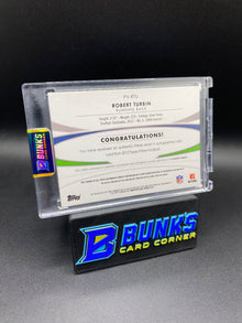 Robert Turbin Auto Topps Prime Patches 1/50 Rc