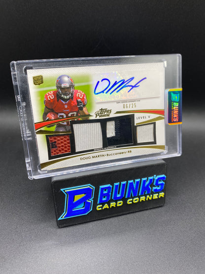 Doug Martin Auto Topps Prime Patches 6/25 Rc