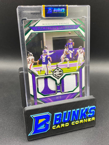 Justin Jefferson & Kirk Cousins Play-Action Materials 4/5