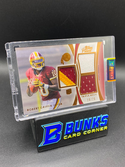 Robert Griffin III Topps Prime Patches 18/25 Rc