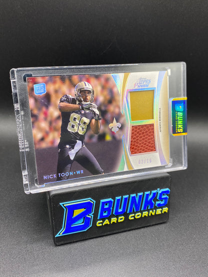 Nick Toon Topps Prime Patches 2/10 Rc