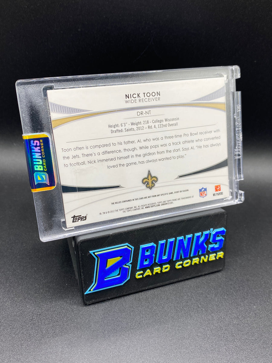Nick Toon Topps Prime Patches 2/10 Rc