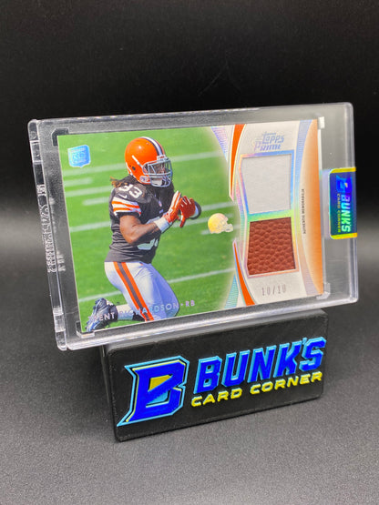 Trent Richardson Topps Prime Patches 10/10 Rc