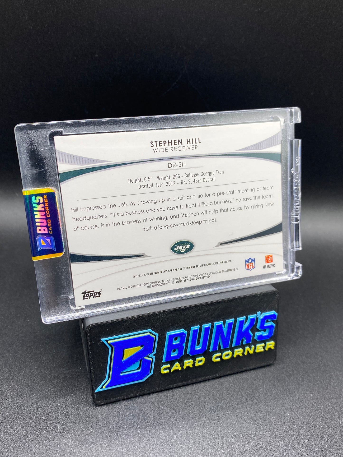 Stephen Hill Topps Prime Patches 11/25 Rc