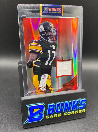 2012 Mike Wallace Game Worn Patch 3/25