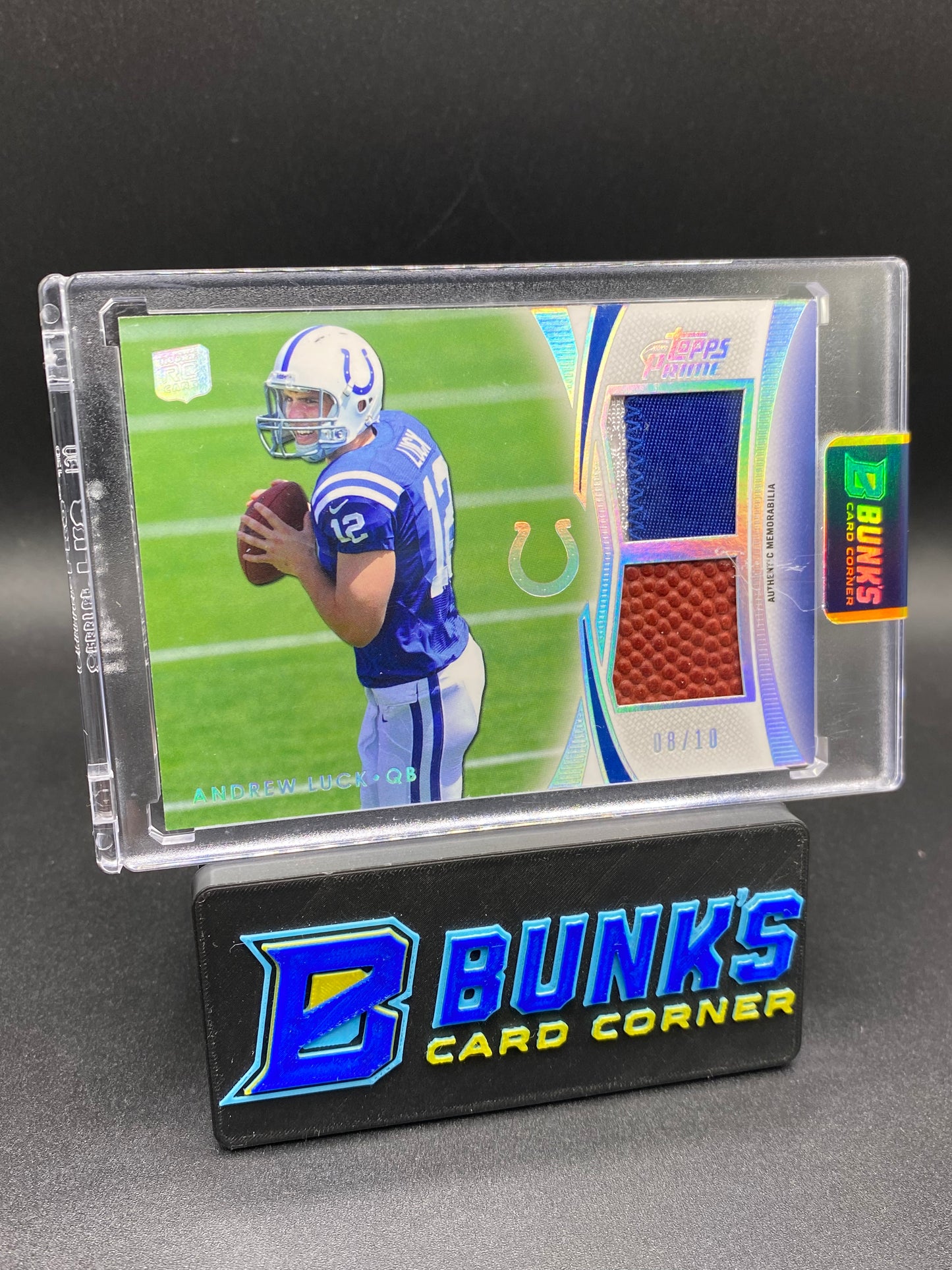 Andrew Luck Topps Prime Patches 8/10 Rc