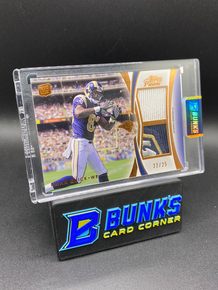 Brian Quick Topps Prime Patch 22/25