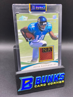 Justin Blackmon Topps Prime Patch 6/10