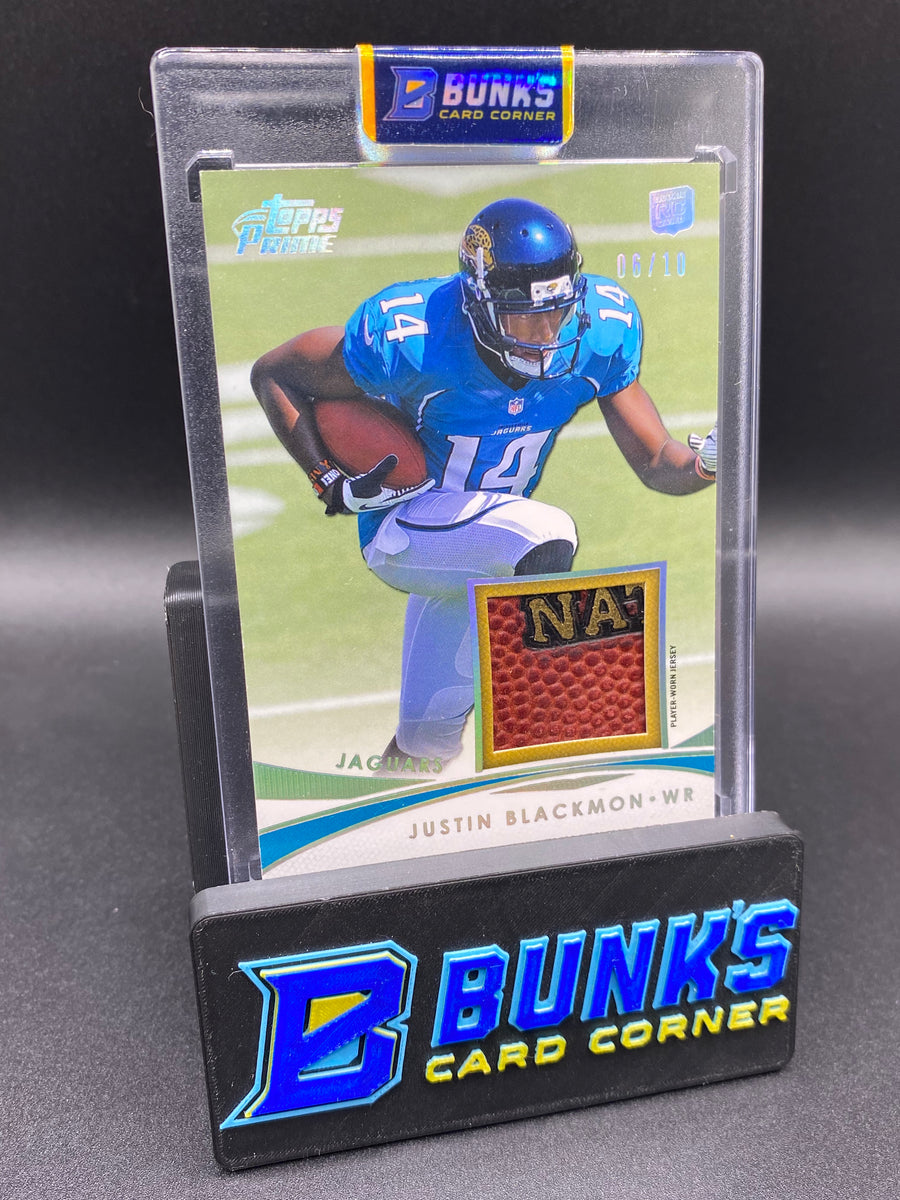 Justin Blackmon Topps Prime Patch 6/10