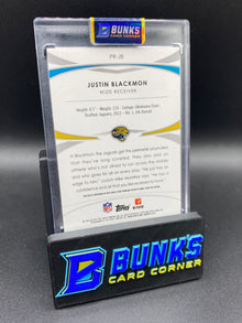 Justin Blackmon Topps Prime Patch 6/10
