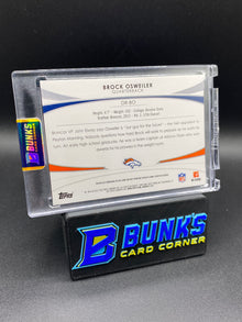Brock Osweiler Topps Prime Rc Patches 10/10
