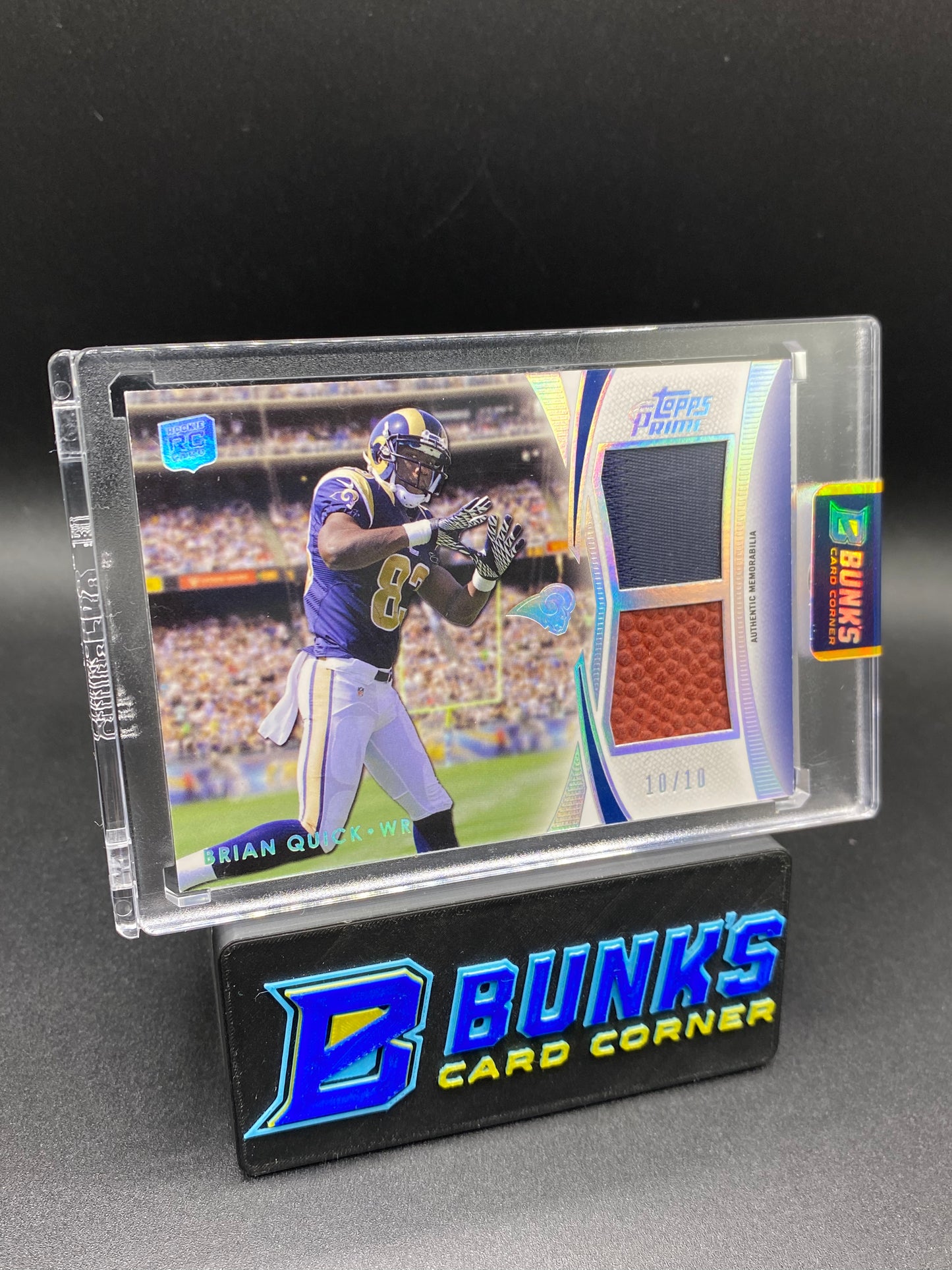 Brian Quick Topps Prime Rc Patches 10/10