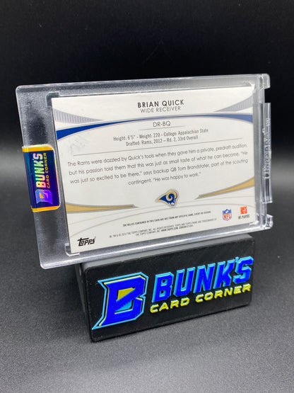 Brian Quick Topps Prime Patch 22/25