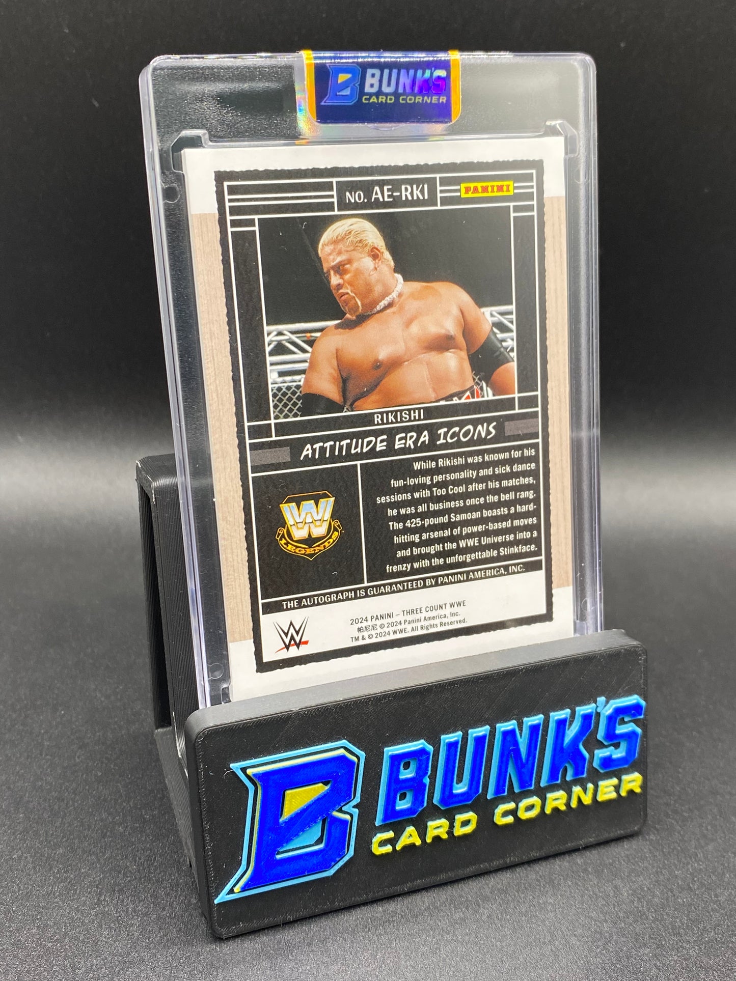 2024 Rikishi Three Count Auto