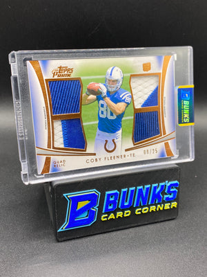 Coby Fleener Topps Prime Patches 8/25 Rc