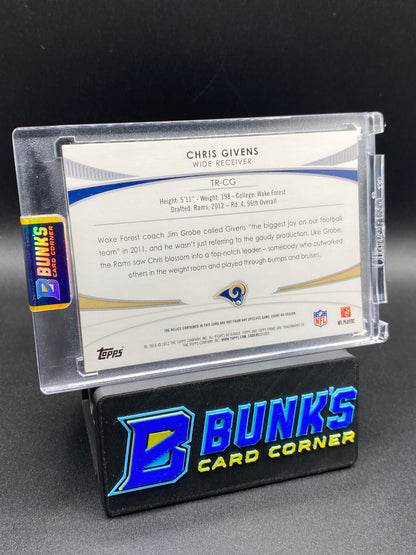 Chris Givens Topps Prime Patches 8/10 Rc