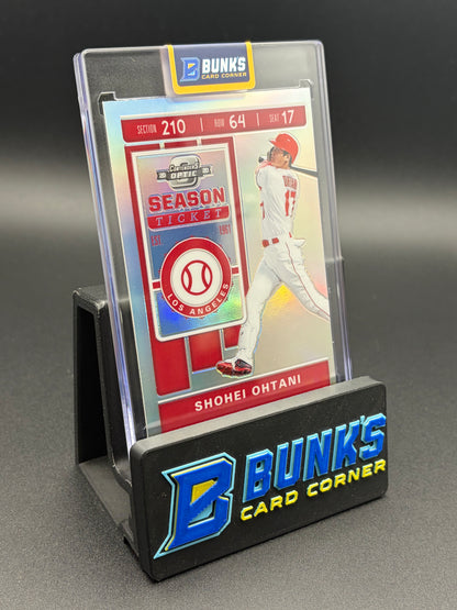 2020 Shohei Ohtani Optic Contenders Season Ticket Prizm Holo