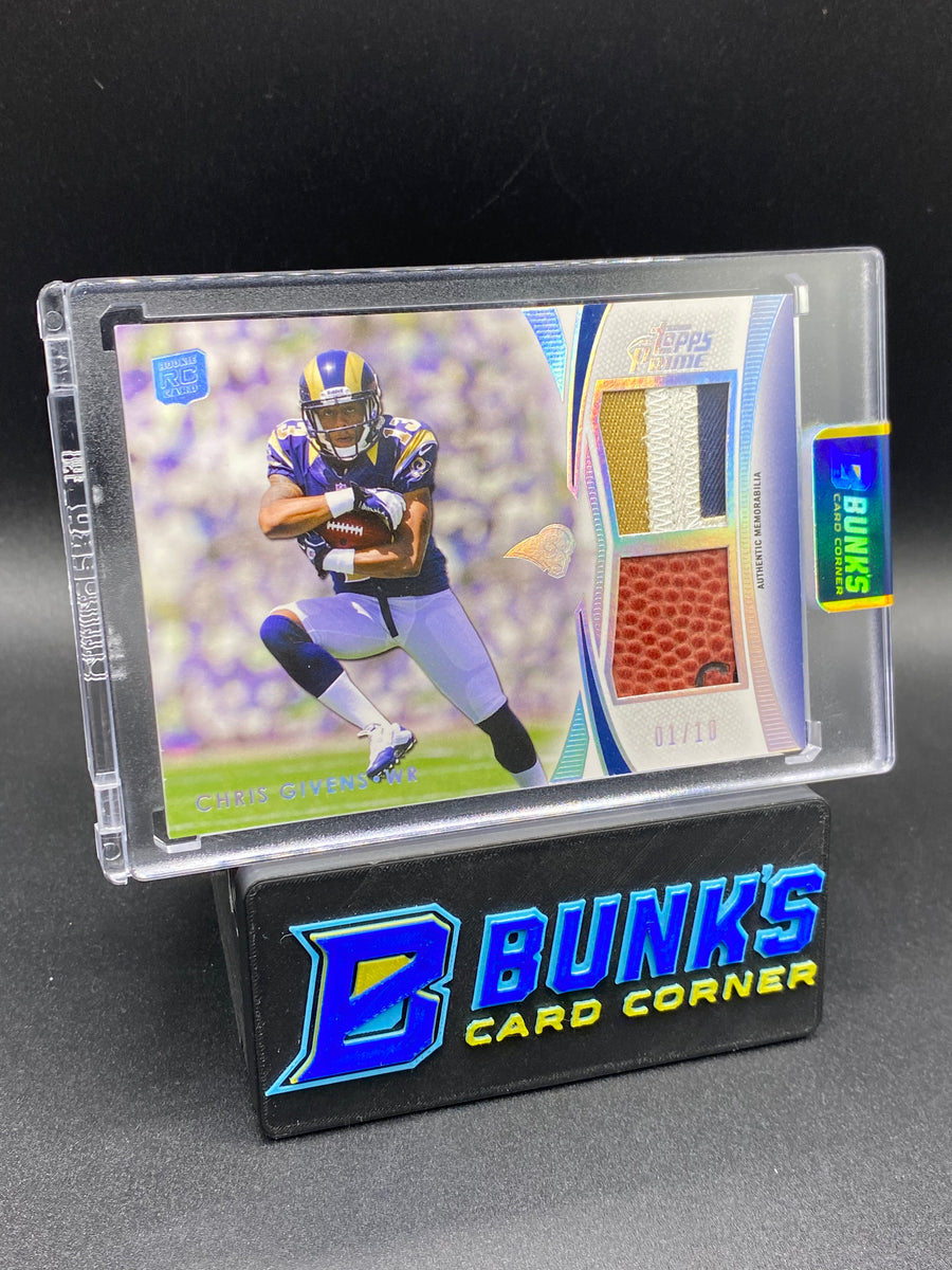 Chris Givens Topps Prime Patches 1/10 Rc