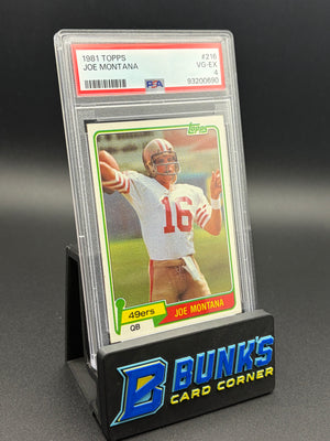 1981 Joe Montana Topps PSA 4