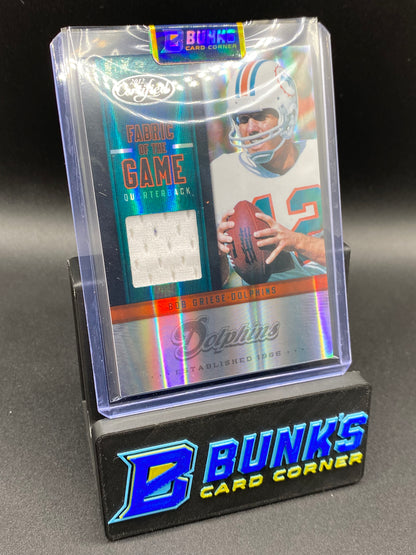 Bob Griese Fabric of the Game Patch 28/99