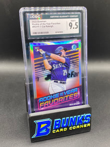 2022 Cal Raleigh Rookie of the Year Favorites CGC 9.5