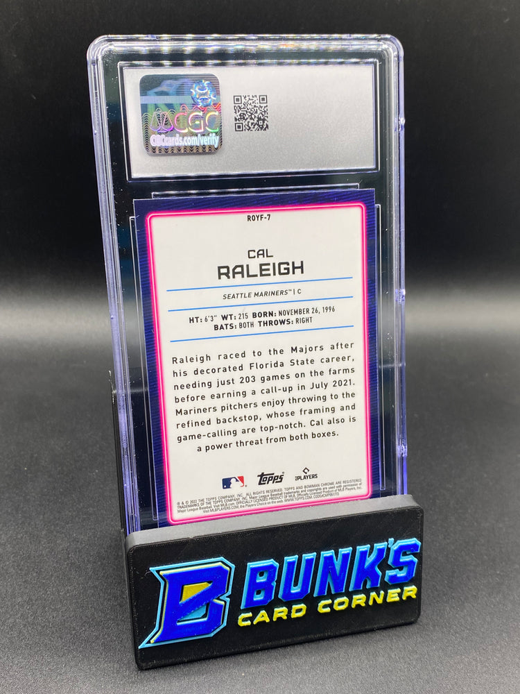 2022 Cal Raleigh Rookie of the Year Favorites CGC 9.5
