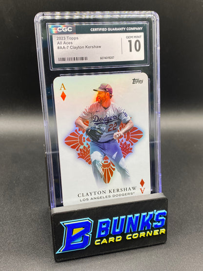 2023 Clayton Kershaw Aces CGC 10
