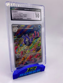 CGC 10 Wugtrio Illustration Rare 2024 Paldean Fates