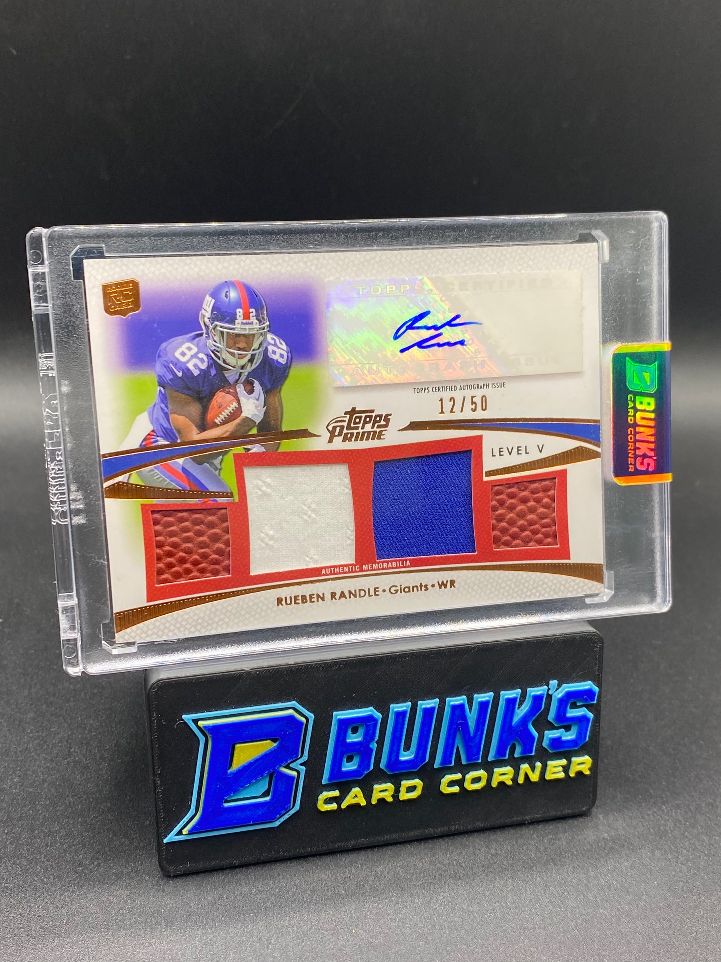 Rueben Randle Topps Prime Patches Auto 12/50 Rc
