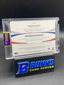 Rueben Randle Topps Prime Patches Auto 12/50 Rc