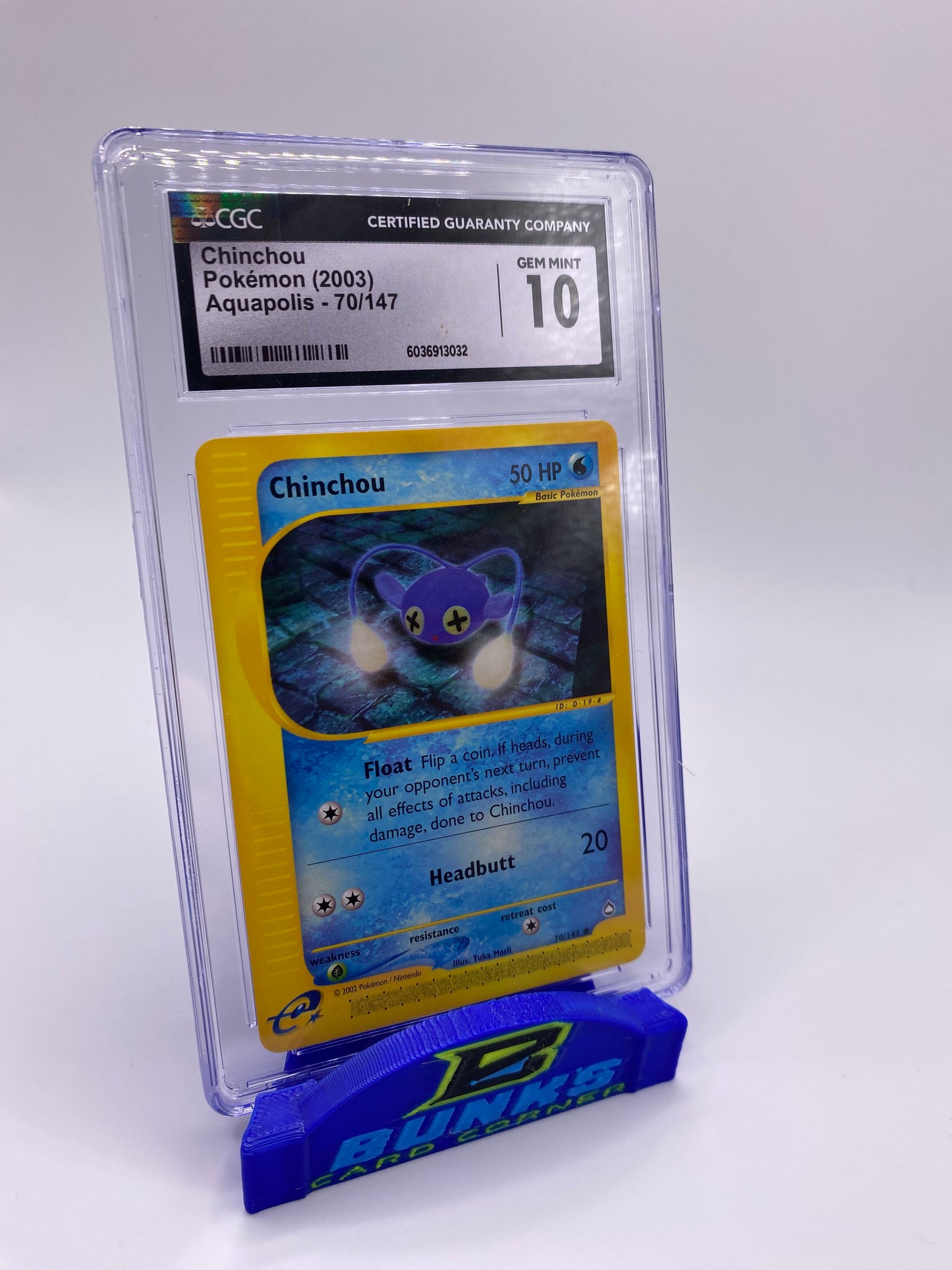 CGC 10 Chinchou 2003 Aquapolis E-Reader