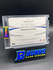 Dwayne Allen Topps Prime Patches Auto 49/50 Rc