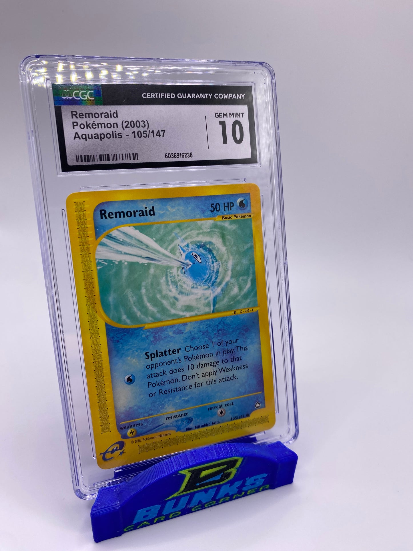 CGC 10 Remoraid Aquapolis 2003 E-Reader