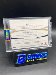 Nick Toon Topps Prime Patches Auto 2/15 Rc