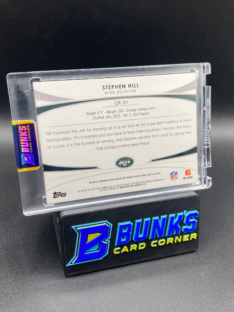 Stephen Hill Topps Prime Patches 1/10 Rc
