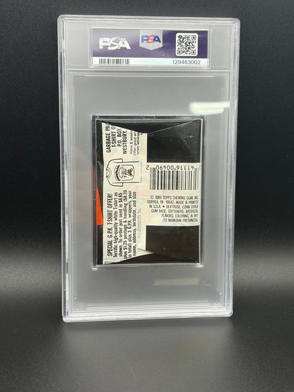 1986 5th Series Wax Pack Red Banner Garbage Pail Kids PSA 9