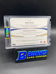 Brian Quick Topps Prime Patches 7/15 Rc