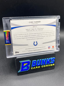 Coby Fleener Topps Prime Patches 4/25 Rc
