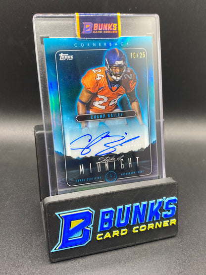 2024 Champ Bailey Stroke of Midnight Auto 10/25