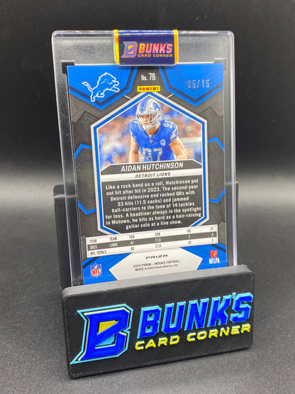 2024 Aidan Hutchinson Blue Mosaic 5/15