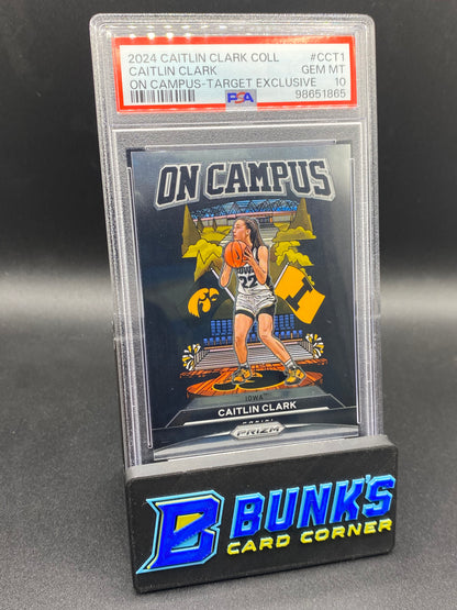 2024 Caitlin Clark On Campus Target Exclusive PSA 10