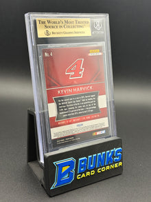 2016 Kevin Harvick Prizms Red White & Blue Beckett 9.5