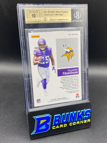 2019 Alexander Mattison Sapphire Auto 17/25 Beckett 9.5